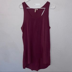 Womens racer back tank top